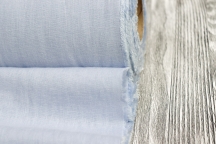 Medium Weight linen with Viscose Stone Washed pastel blue