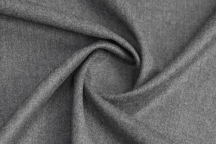 Итальянская костюмно-плательная шерсть фланель серый меланж