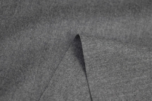 Italian suit and dress wool flannel dark gray melange