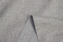 Italian suit and dress wool flannel dark gray melange