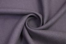 Лён костюмно-плательный умягченный серо-фиолетовый