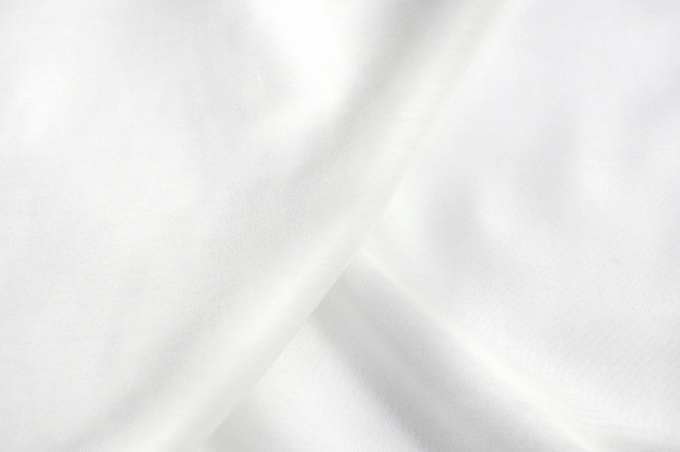 Итальянский хлопок с шелком белый