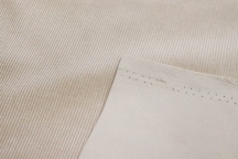 Хлопковый костюмный вельвет бежево-песочный