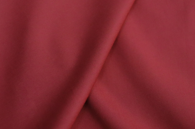 Итальянский хлопок поплин красный