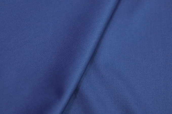 Итальянский хлопок сатин с эластаном электрик