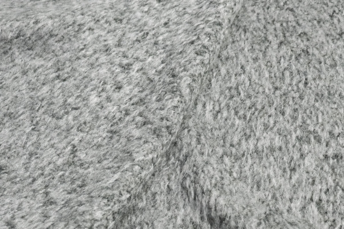 Вискозный трикотаж с полиэстером серый