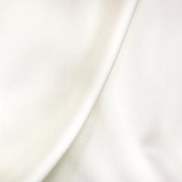 Natural silk satin white milky
