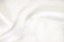 Natural silk satin white milky