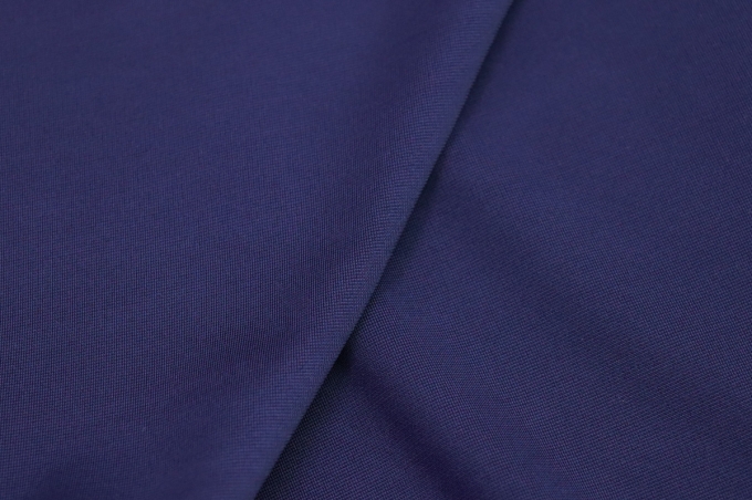 Итальянский вискозный трикотаж джерси синий