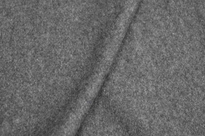 Итальянская пальтово-костюмная шерсть серый меланж