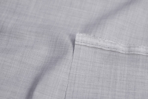 Тонкая костюмная шерсть с эластаном светло-серый меланж