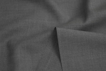 Тонкая костюмная шерсть с эластаном графитовый меланж