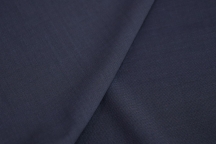 Тонкая костюмная шерсть синий меланж