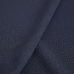 Тонкая костюмная шерсть синий меланж