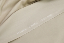 Итальянская костюмно-плательная шерсть бежево-песочная